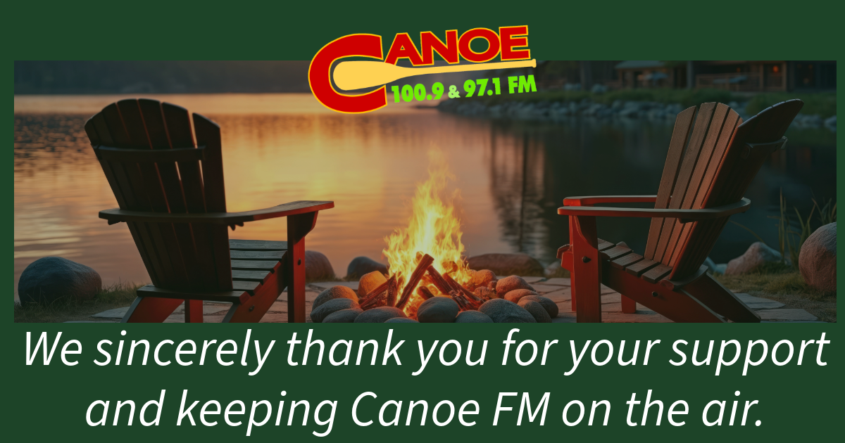 Bottom Of Canoe FM Radiothon Page Thank You Message 2