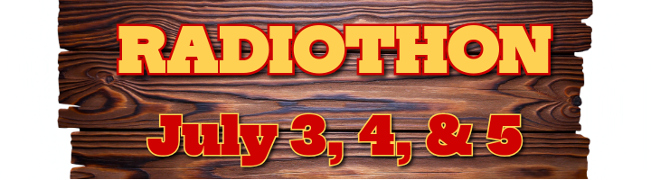 Radiothon Wood Sign 1